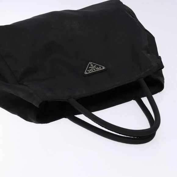 PRADA Hand Bag Nylon Black Auth - Picture 6 of 16